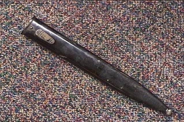 German WWII Officers Dress Bayonet with Scabbard-img-2