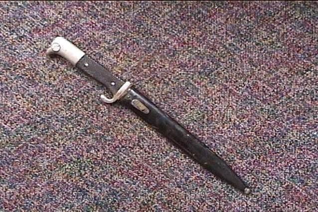 German WWII Officers Dress Bayonet with Scabbard-img-0