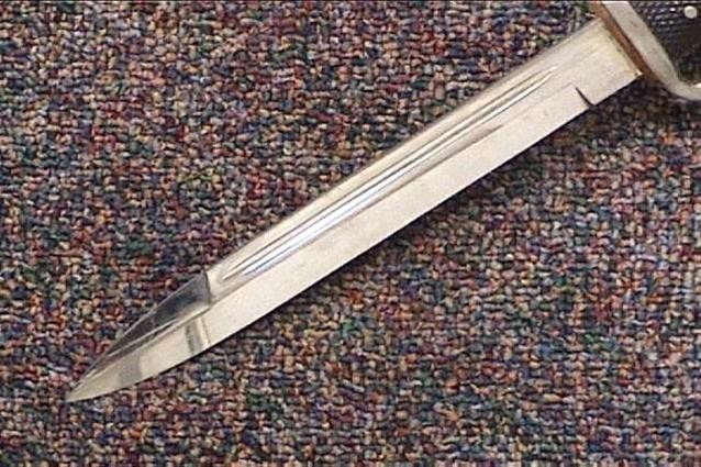 German WWII Officers Dress Bayonet with Scabbard-img-10