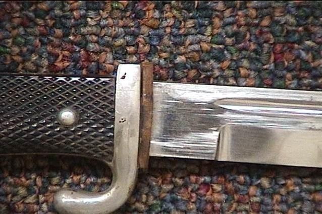 German WWII Officers Dress Bayonet with Scabbard-img-12