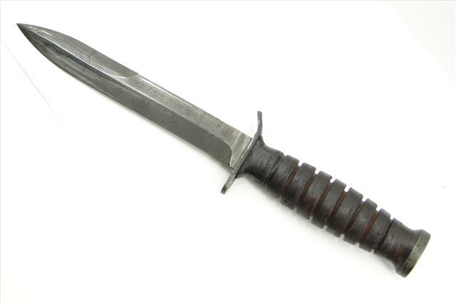 US WWII UTICA M3 KNIFE w/ VINER BROS M6 SHEATH-img-3