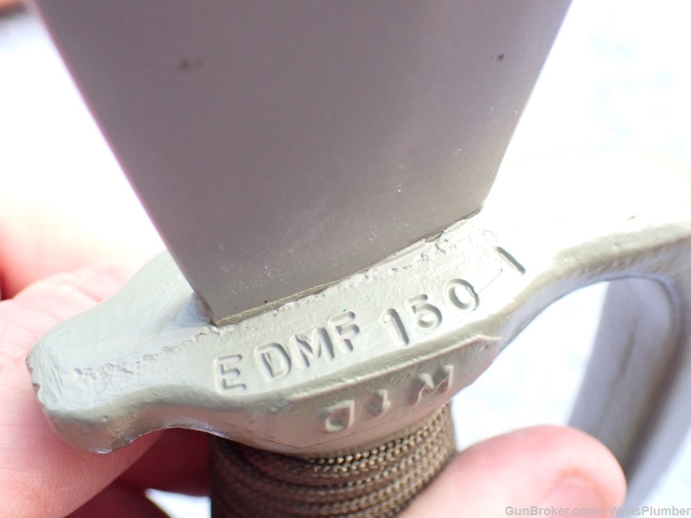 EDMF KNUCKLE KNIFE AUSTRALIA SMATCHET WITH ORIGINAL SCABBARD (MINT)-img-25
