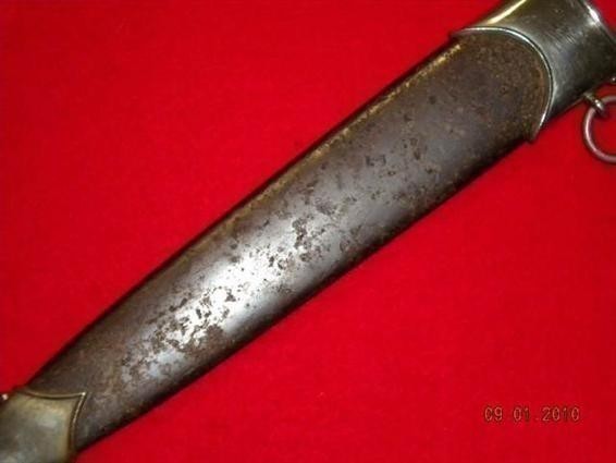 German WWII SA Dagger with Scabbard (SMF Solingen)-img-7