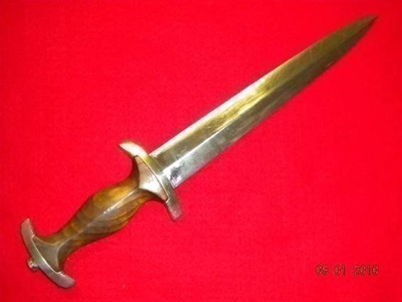 German WWII SA Dagger with Scabbard (SMF Solingen)-img-11