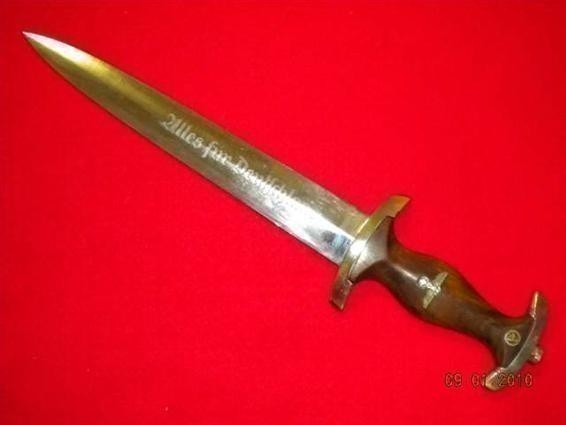German WWII SA Dagger with Scabbard (SMF Solingen)-img-10