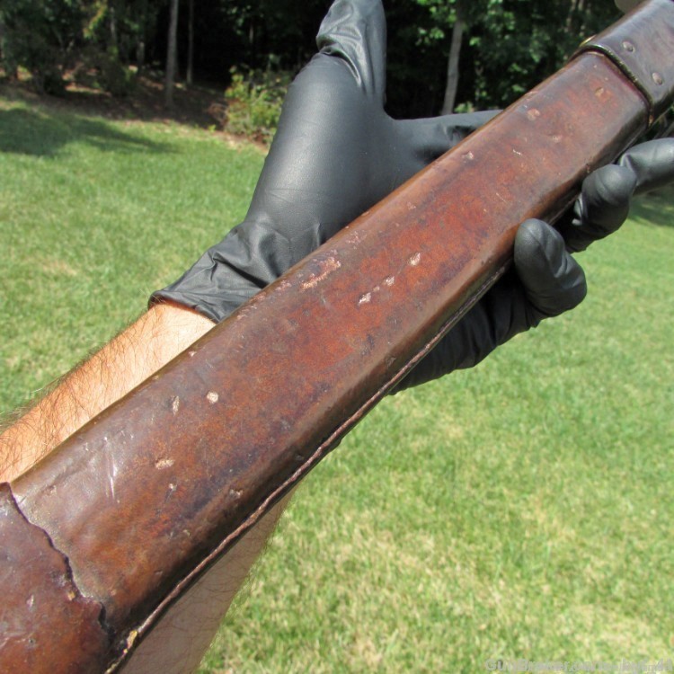 US ROCKISLAND ARMORY MODEL 1905 BAYONET WITH LEATHER SCABBARD DATED 1918-img-13