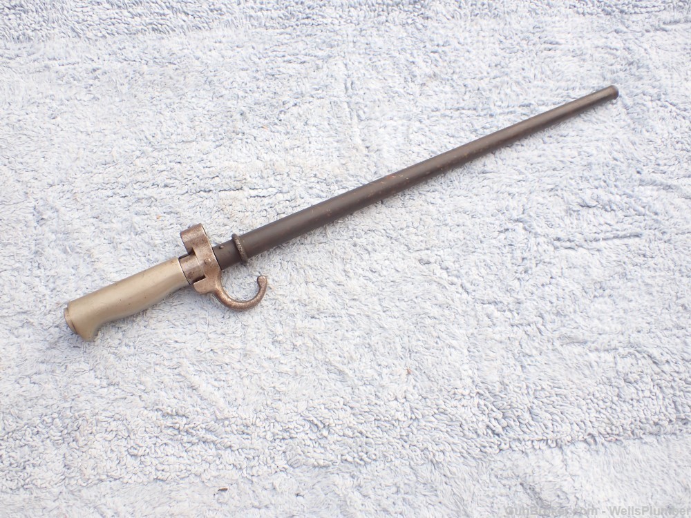 FRENCH MODEL 1886 LEBEL BAYONET WITH SCABBARD (EXCELLENT CONDITION)-img-4