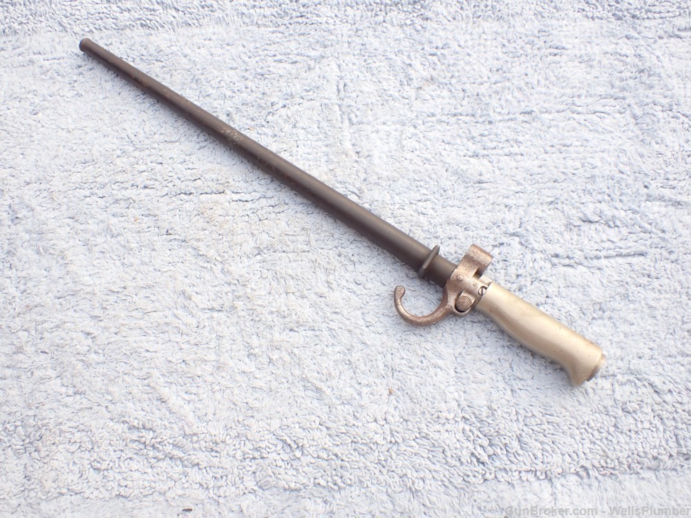 FRENCH MODEL 1886 LEBEL BAYONET WITH SCABBARD (EXCELLENT CONDITION)-img-6
