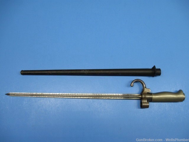 FRENCH MODEL 1886 LEBEL BAYONET WITH SCABBARD (EXCELLENT CONDITION)-img-1