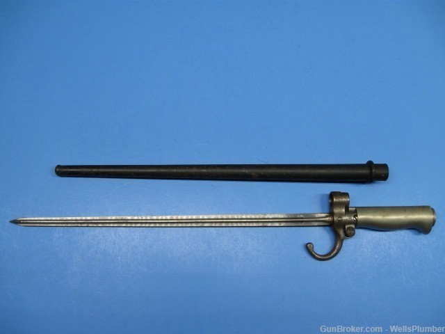 FRENCH MODEL 1886 LEBEL BAYONET WITH SCABBARD (EXCELLENT CONDITION)-img-0