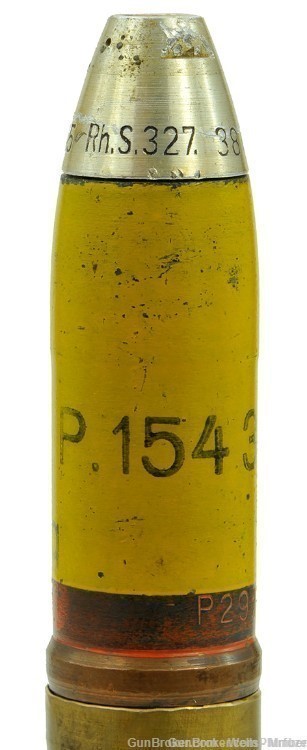 GERMAN WWII 20mm x 138B HE-T ROUND AA-GUN SYSTEM INERT-img-3
