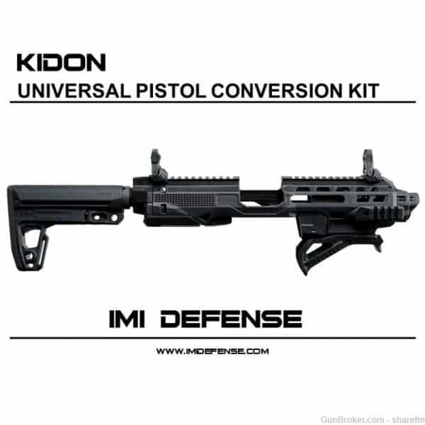 IMI Defense KIDON universal PDW Conversion Kit for Polymer 80 Frames  Black-img-3