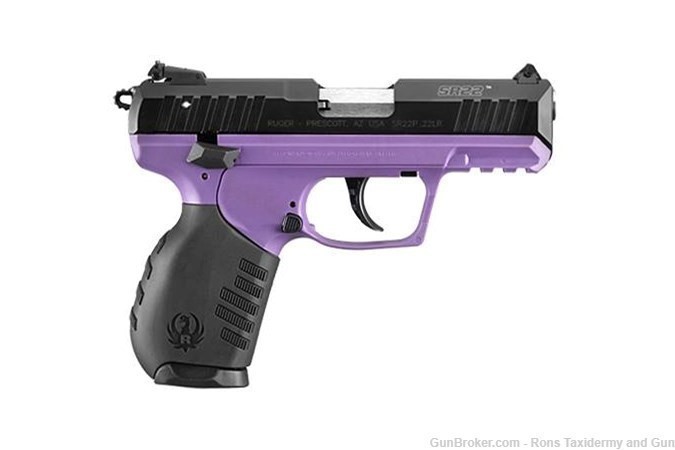 3606 RUGER TALO EXCLUSIVE RUGER SR22 22 LR NEW IN BOX PURPLE-img-0