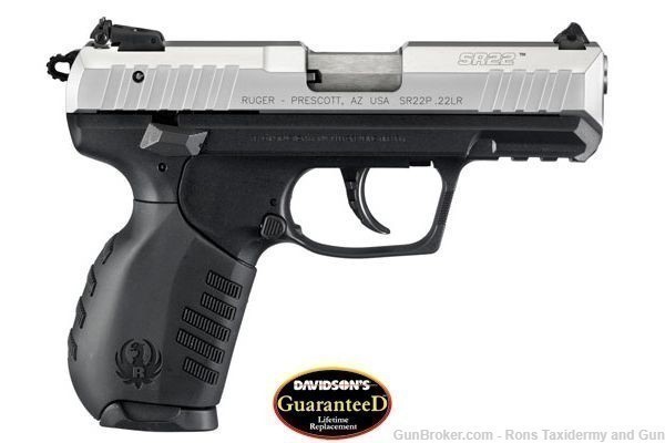 3607 RUGER SR22PS 22LR DA PST 3.5S AS NEW IN BOX-img-0
