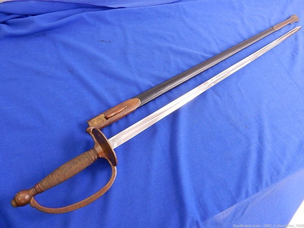Civil War 1864 NCO Sword with Scabbard-img-0