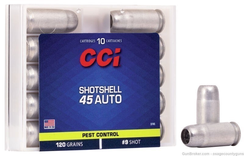 CCI Shotshell - 120 Gr - .45 Auto - 10 Rd-img-0
