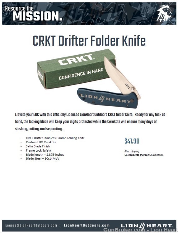 LHO CRKT Drifter Knife-img-2