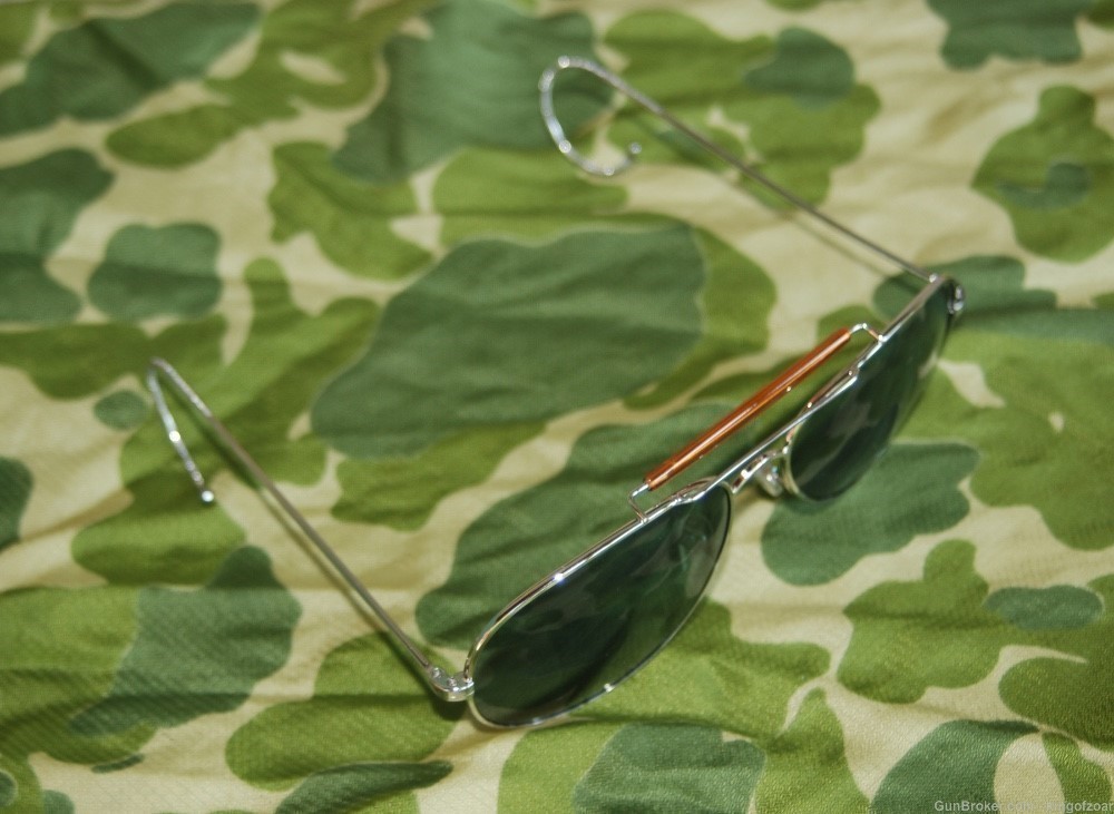 WW2 Reproduction US Glasses, Flying Sun. Army Air Corps Style-img-2
