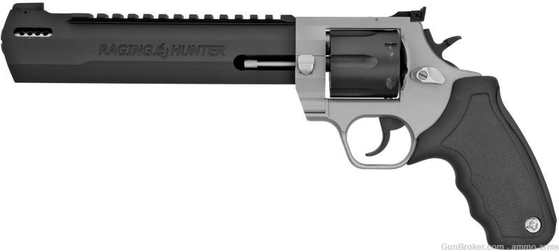 Taurus Raging Hunter Deluxe .44 Mag 8.38" Stainless / Black 2-440085RH-DLX-img-2