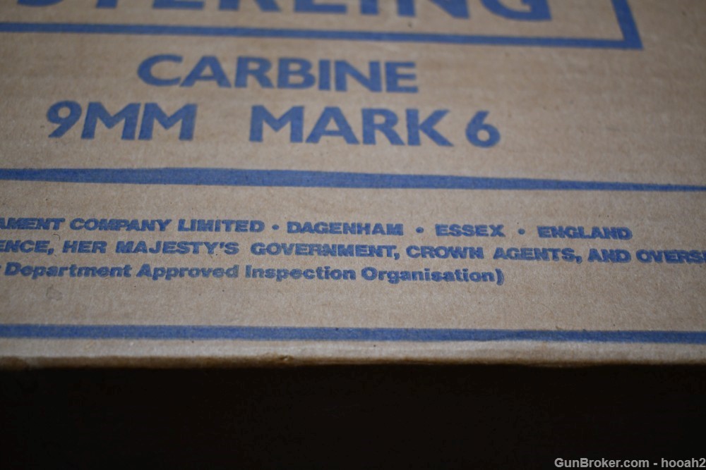 Uncommon Dagenham British Sterling MK6 9mm Semi Auto Carbine W Box-img-40