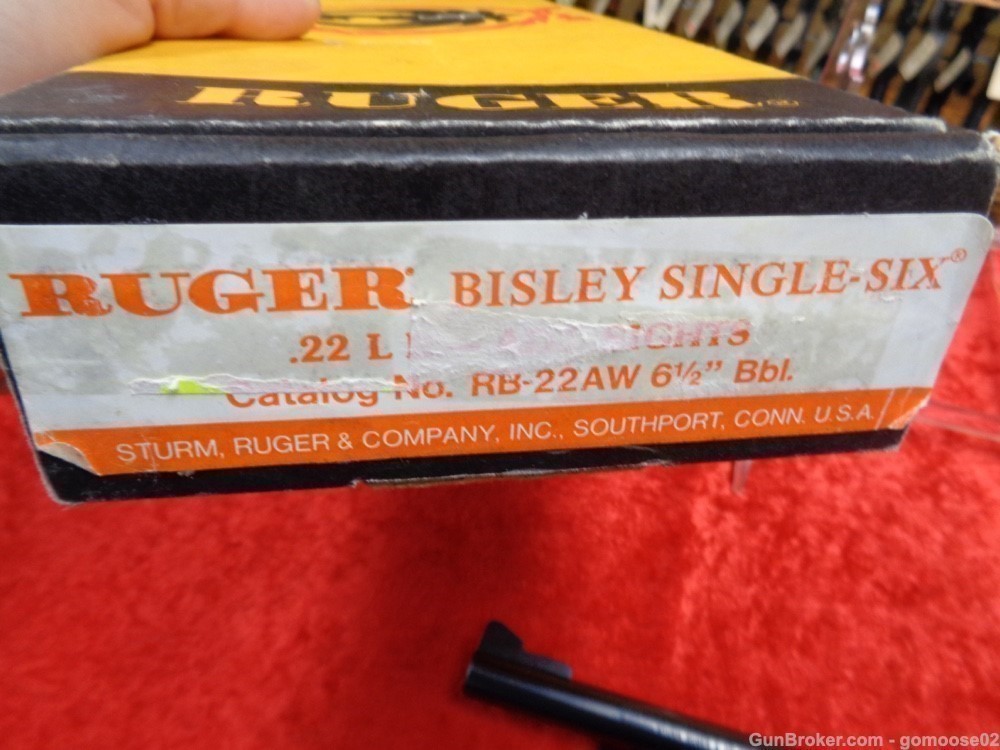 RUGER New Model Single Six BISLEY 22 LR YELLOW BOX Blue I TRADE & BUY GUNS!-img-7