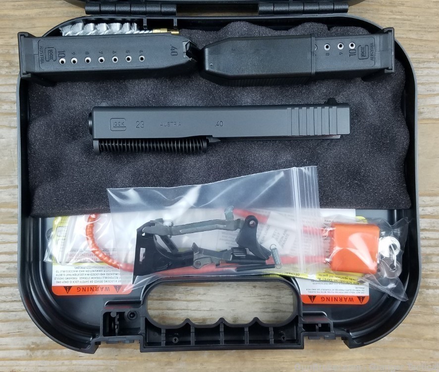 Glock 23 Gen-3 Build Kit for Polymer-80 PF940C OEM Factory Parts kit w/CASE-img-0