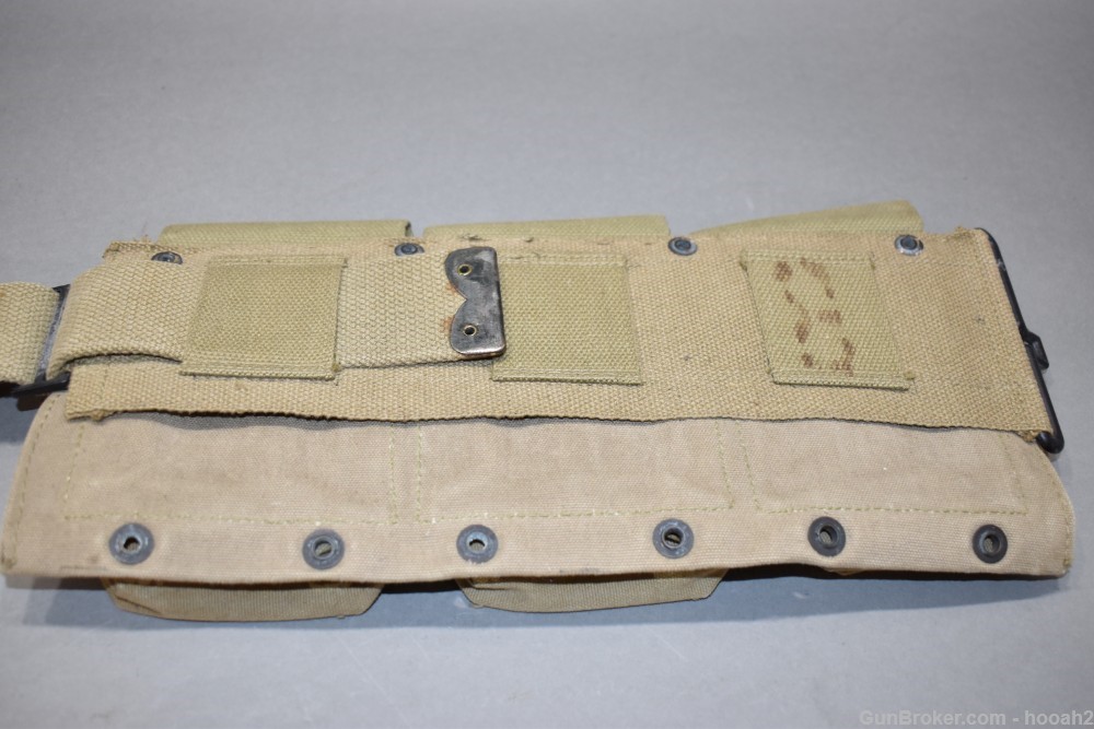 US WWII 1942 Dated Browning Automatic Rifle BAR 6 Pocket Magazine Belt -img-14