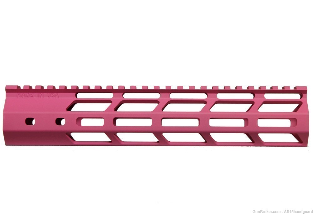 AR15 Stripped upper | Cerakote Pink | 10" MLOK Handguard Combo (MADE IN USA-img-1