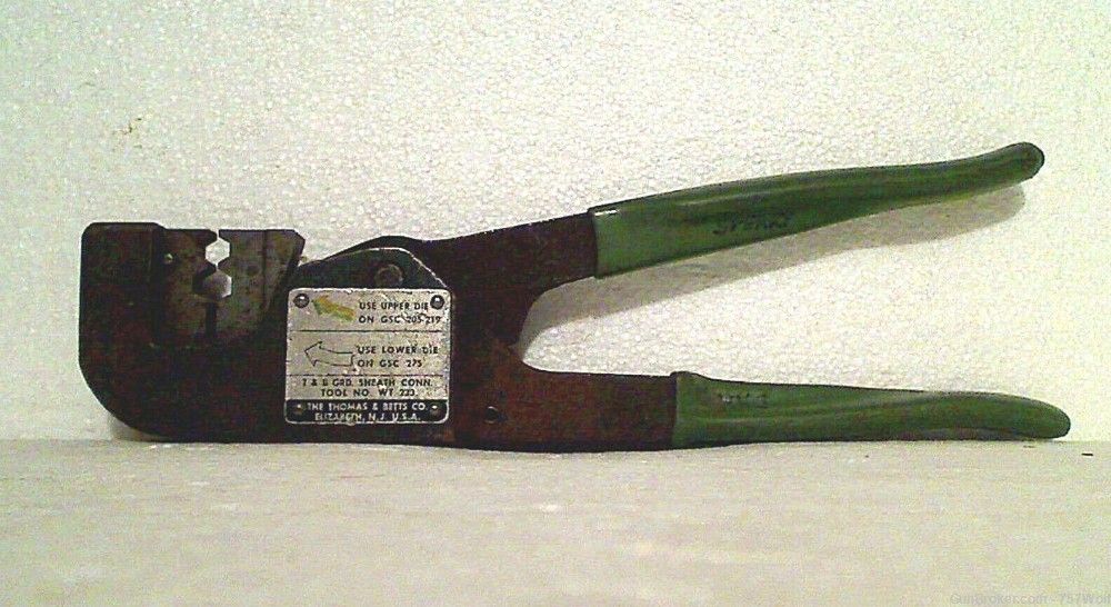 Thomas Betts Crimp Crimping Tool Crimper WT 233 Very Used, Functions Well-img-0
