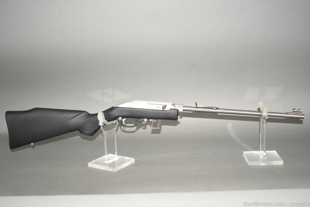 Nice Marlin Model 70 PSS Papoose Stainless Takedown 22 LR Rifle-img-0