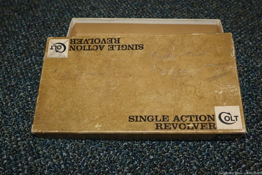 Colt Single Action Army New Frontier 22 Revolver Box-img-0