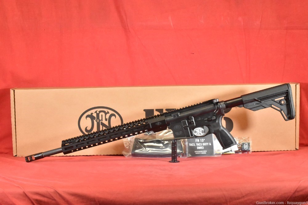 FN FN15 DMR3 5.56 NATO 18" FN15-DMR3 Geissele G2S Trigger SureFire ProComp -img-1