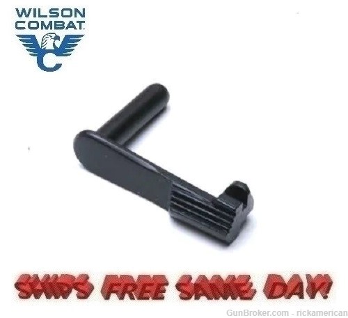 Wilson Combat 1911 Slide Stop for 9mm and 38 Super, Blued NEW! # 102BS-img-0