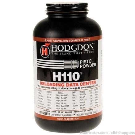 Hodgdon H110 Spherical Shotshell & Handgun Powder 2 lb-img-0
