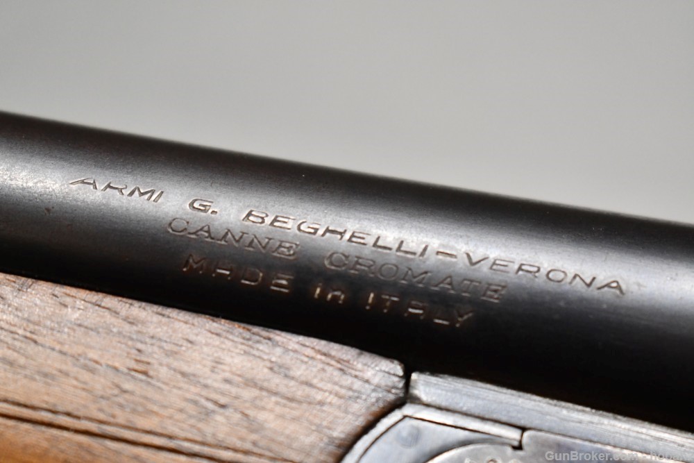Italian Baghelli-Verona SxS Boxlock Shotgun 2 3/4" 12 G 1968 C&R-img-35