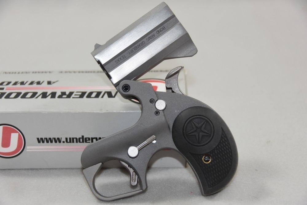 BOND ARMS ROUGHNECK DERRINGER 45 AUTO 2.5'' 2-RD PISTOL New in Box w/ paper-img-19