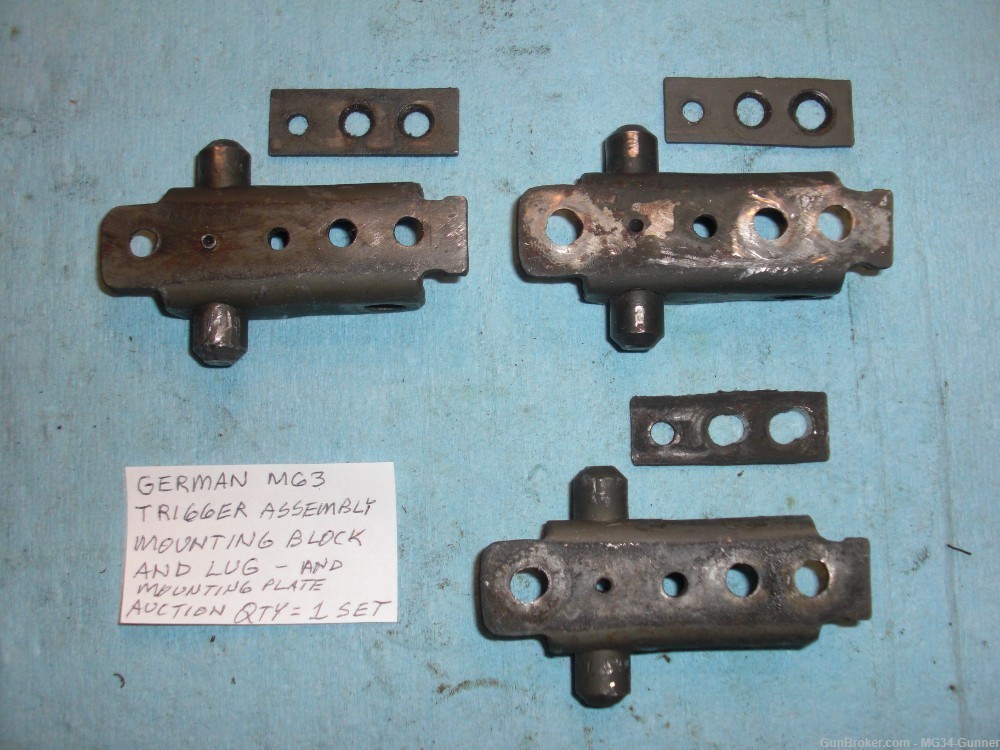 German MG3 Trigger Mount Base & Lafette Lug w/ Mounting Plate - Qty = 1 Set-img-4