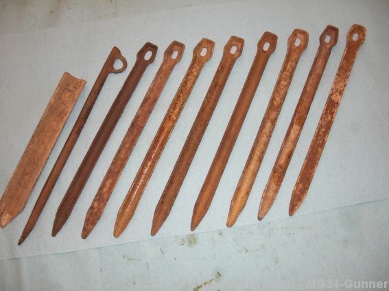 German WWII Steel Tent Stakes - QTY=10-img-3