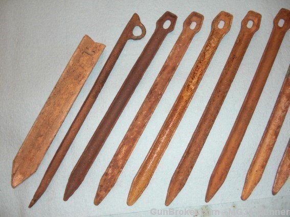 German WWII Steel Tent Stakes - QTY=10-img-4