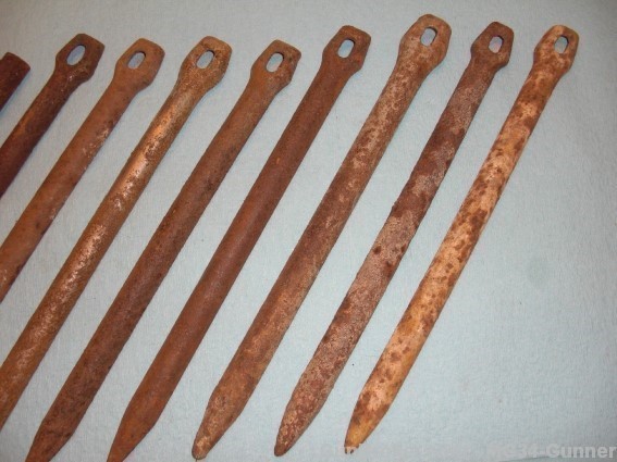 German WWII Steel Tent Stakes - QTY=10-img-2