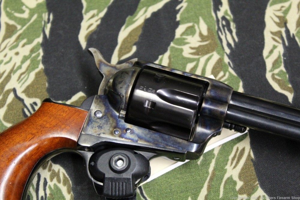 Uberti Single Action Army 45 Colt Case Hardened Wood Grip-img-7