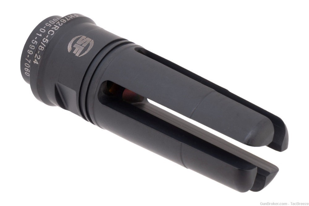 SureFire SOCOM 4 Prong Flash Hider 7.62mm 5/8x24 SureFire  suppressor mount-img-1