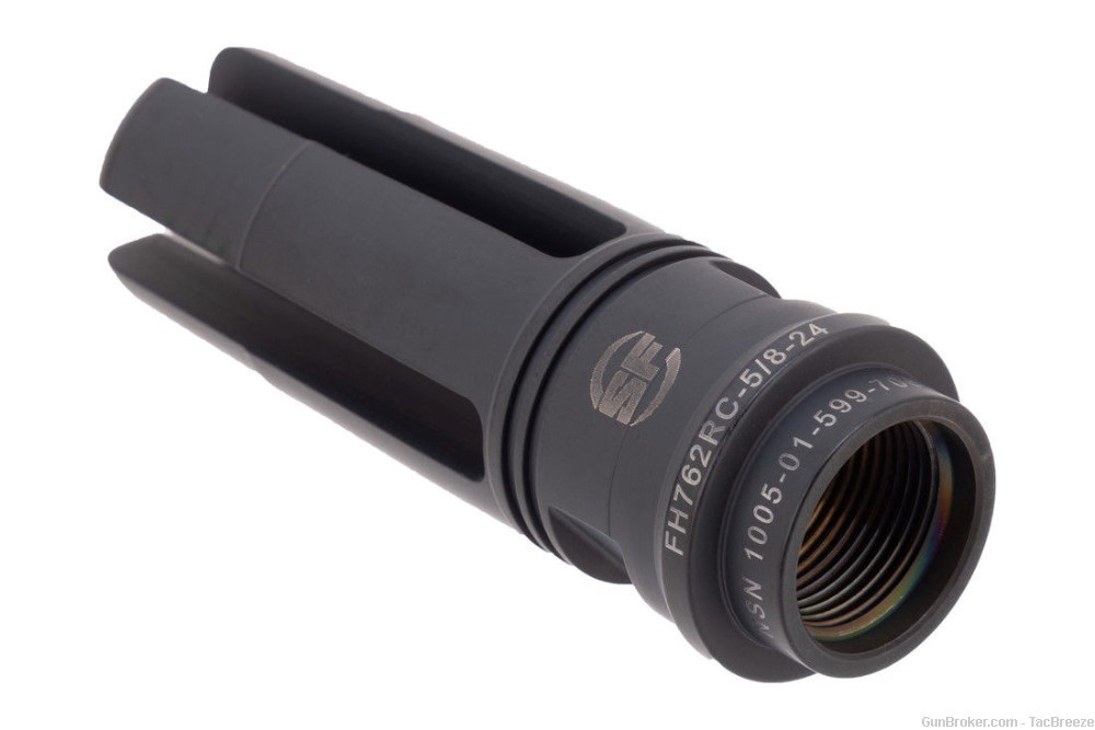 SureFire SOCOM 4 Prong Flash Hider 7.62mm 5/8x24 SureFire  suppressor mount-img-0