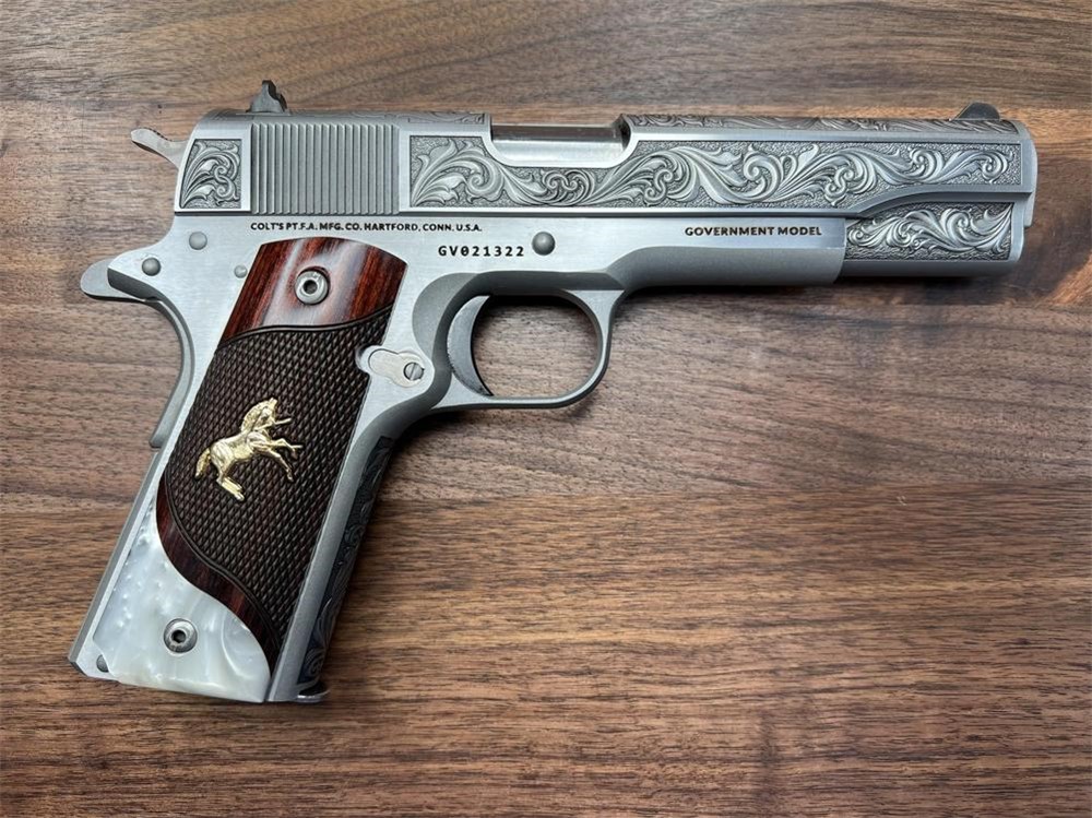 Colt 1911 Custom Engraved Regal AAA by Altamont .45 ACP-img-8
