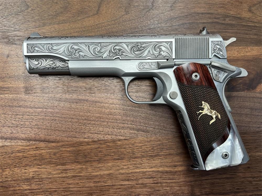 Colt 1911 Custom Engraved Regal AAA by Altamont .45 ACP-img-0