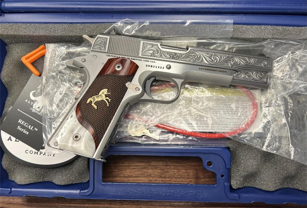 Colt 1911 Custom Engraved Regal AAA by Altamont .45 ACP-img-24