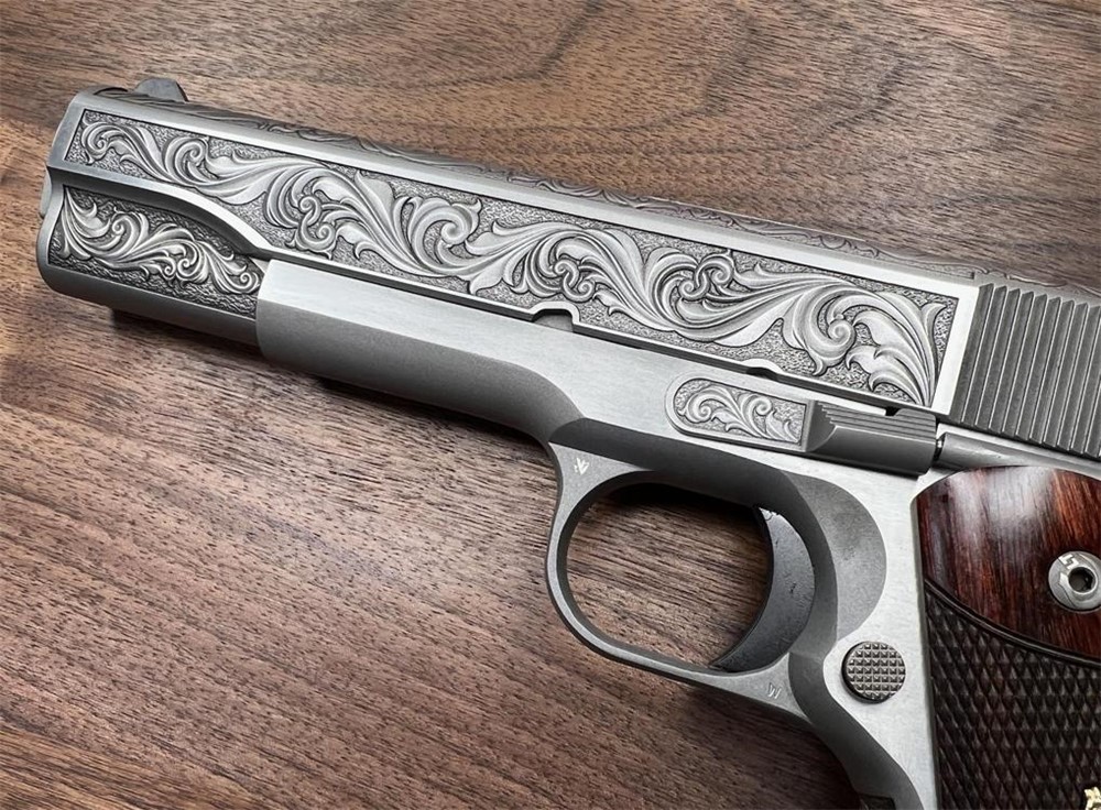 Colt 1911 Custom Engraved Regal AAA by Altamont .45 ACP-img-4