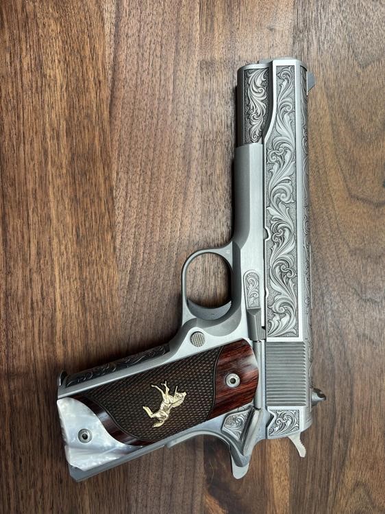 Colt 1911 Custom Engraved Regal AAA by Altamont .45 ACP-img-1