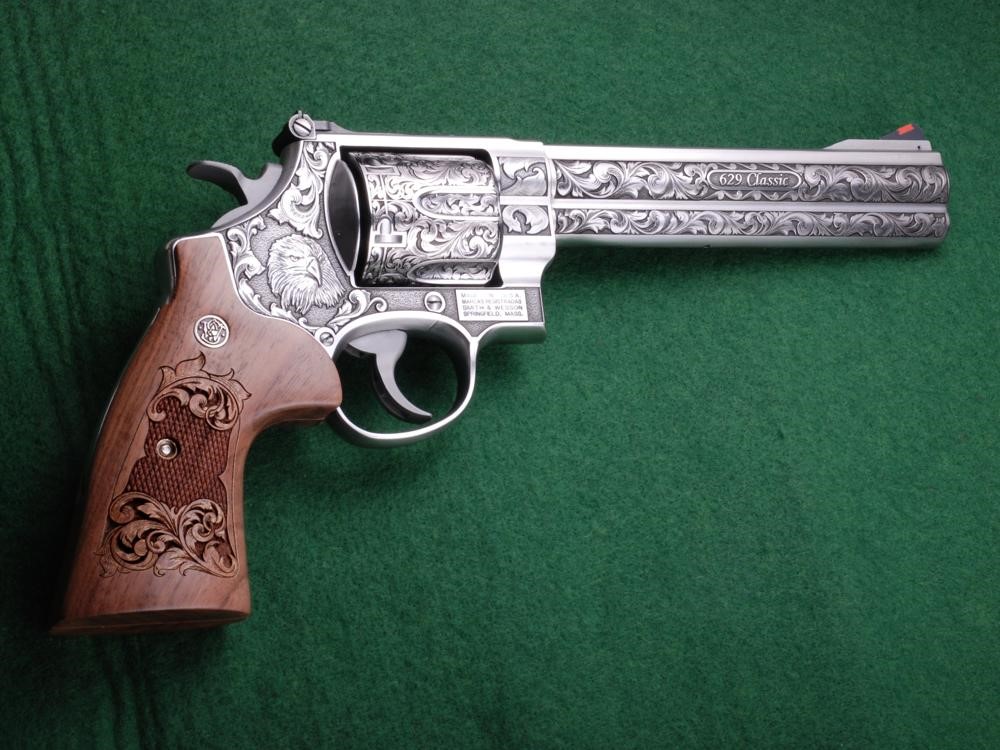 Smith & Wesson S&W Model 626 ALTAMONT Rising Eagle Engraved M629-img-1