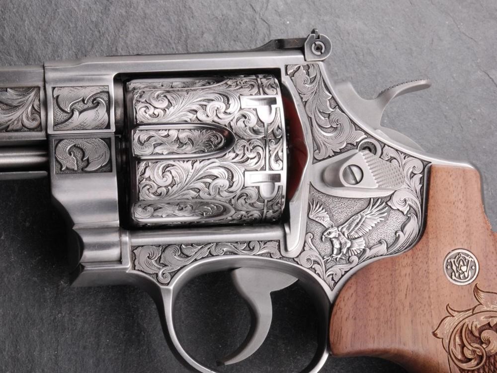 Smith & Wesson S&W Model 626 ALTAMONT Rising Eagle Engraved M629-img-4